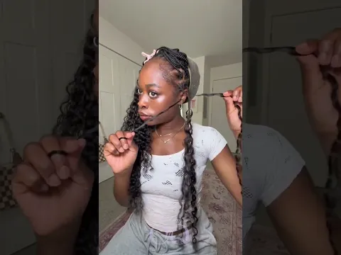 When Half Wig meets Miracle Knots and the blend is EVERYTHING. ๐ป๐ฅ#oqhair #halfwig #wigs #crochet