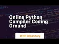 online python compiler coding ground
