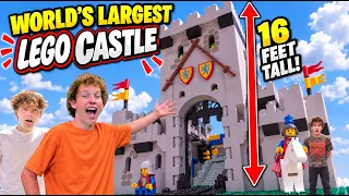 I BUILT THE WORLD'S BIGGEST LEGO CASTLE!