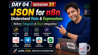 31 - Learn JSON in One Objects Arrays Nesting Expressions Explained n8n basics