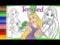 Disney Princess Rapunzel - Tangled Coloring Pages for kids