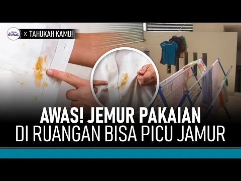Sering Jemur Pakaian & Handuk di Dalam Ruangan? Ini Risikonya