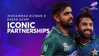 rizwan babar re write history with an iconic partnership ind v pak t20wc 2021