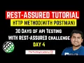 HTTP Methods with Postman Rest Assured Tutorial Day 4 API Testing Tutorial