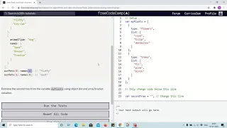 Lesson 92 - accessing nested arrays