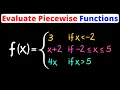 Evaluate a Piecewise Function Eat Pi