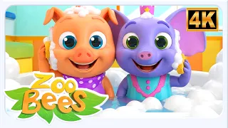 नहाने चलो नहाने, Bath Time Song by Zoobees Hindi Kids Rhymes, Preschool Videos for Babies