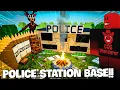 Download Lagu I Built the ULTIMATE Police Station Base in 99 Nights in a Forest