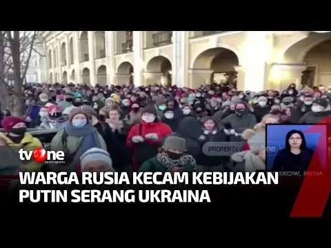 Kecam Kebijakan Putin, Ribuan Pendemo Ditangkap