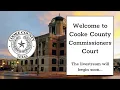 Cooke County Texas Commissioners Court 7-27-2026