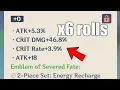 How to get 6 CRIT DMG rolls in Artifact Substats - Genshin Impact