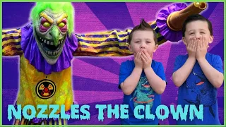 Nozzles the Clown Spirit Halloween Unbox and Setup 2022 Halloween Animatronic