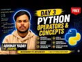 Day 3 Python Operators Explained Watch at 1 5 X