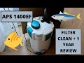 All Pond Solutions 1400EF Filter Clean 1 Year Thoughts - Fluval Roma 200