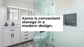 SIDLER Xamo collection is streamlined modern functional storage with LED illumination