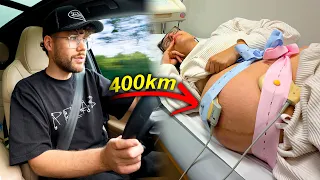 NOCNA NAGŁA PODRÓŻ DO SZPITALA… (400km od domu)