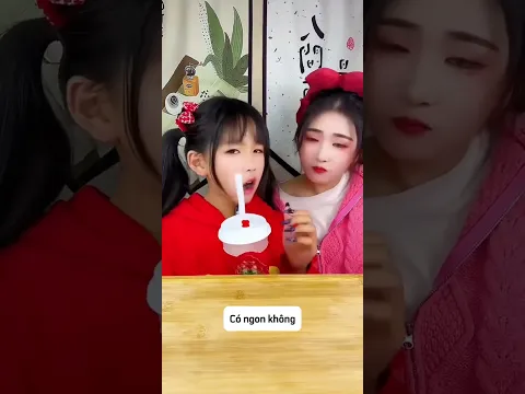 Trà sữa màu đỏ của mẹ có gì #mukbang #shorts  #food