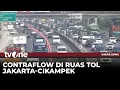 Ruas Tol Jakarta-Cikampek Diberlakukan Contraflow | Kabar Siang tvOne