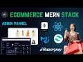 Ecommerce Website Development Tutorial With MERN Stack Razorpay Redux MUI Tailwind Hindi
