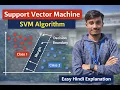 SVM Algorithm Explained Step by Step ML Hindi