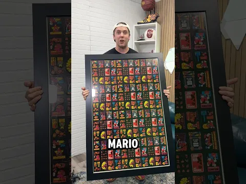 Uncut sheet of the $5,000 Mario Rookie Card