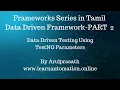 Selenium Frameworks Data-Driven PART - 2 Using TestNG Parameters for Data driven testing