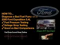 How to Diagnose a Bad Fuel Pump on 2000 Ford Expedition 5 4L