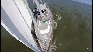 ep47 – Sailing Chesapeake – Betterton to Edgewater – Hallberg-Rassy 54 Cloudy Bay – Oct 2018