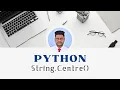 13 Center Python String centre in Tamil Build in Function In Function