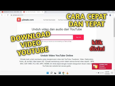 Download MP3 CARA CEPAT DOWNLOAD/UNDUH VIDEO & MP3 DARI YOUTUBE