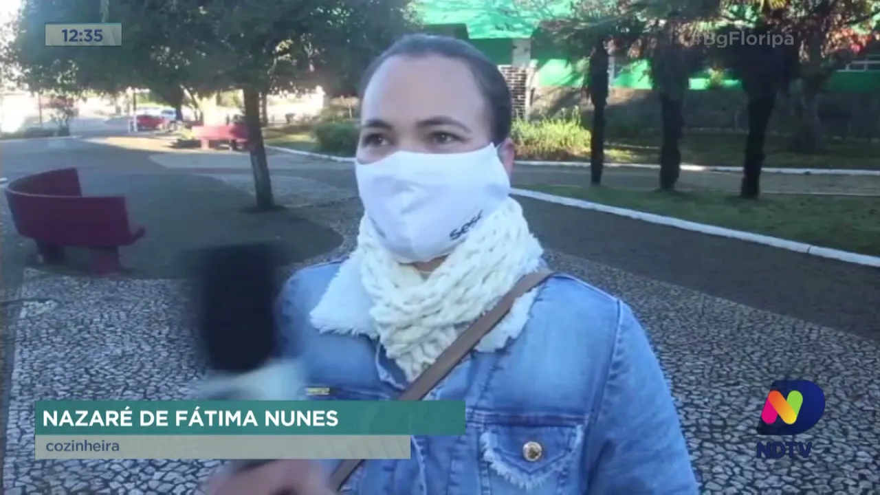 Quinta-feira amanhece com geada na Serra Catarinense