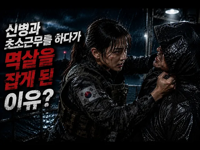 신병과 초소근무 서다가 멱살을 잡게 된 이유?? l AI 미스터리 드라마