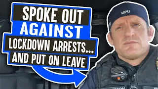 police officer makes viral video discouraging covid 19 lockdown arrests and gets put