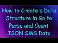 How to Create a Data Structure in Go to Parse and Count JSON SMS Data