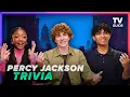 Percy Jackson Cast Takes the Fandom Wiki Quiz Walker Scobell Leah Sava Jeffries Aryan Simhadri