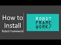 How to Install Robot Framework for Windows