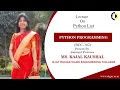 PYTHON LIST PYTHON PROGRAMMING LECTURE 01 BY MS KAJAL KAUSHAL AKGEC