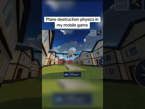 Plane destruction and ragdoll physics in Collapsion Sandbox #ragdoll #destruction #physics