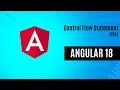 Control Flow Statement in Angular 18 switch case Angular 18 Tutorial
