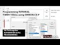 Tutorial Programming TIMER 100mS on OMRON PLC using CX-Programmer