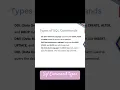 SQL commands DML DCL DQL