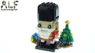 LEGO Seasonal 40425 Nutcracker Brickheadz - Lego Speed Build