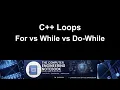 C Loops Explained Count Print Odd Numbers for vs while vs do-while loop