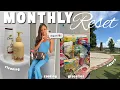 MONTHLY RESET AUGUST grocery shopping cleaning cooking solo date more