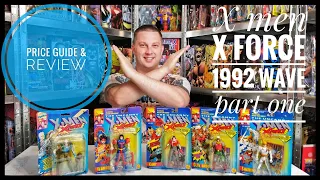 Toy biz X-Men X Force wave 1 1992 review price guide