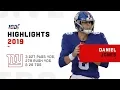 Daniel Jones Full Rookie Season Highlights NFL 2019