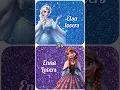 Lagu Elsa Lovers 💙Vs Anna Lovers 💜 dress 👗 lipstick 💄 heels 👠 nails 💅🏻#margicreation #viral #shortsfeed