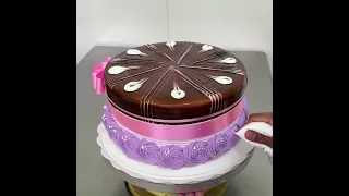 las tortas mas increibles con crema de chocolate y flores en crema faciles de aprender