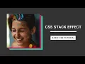 CSS stack effect CSS image Stack using css CSS Tutorial for Beginners