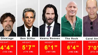 Real Heights Of 300 Hollywood Actors How Tall Are They Actually - Vintage Stars